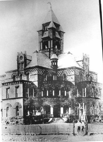 1894 J. Riely Gordon Brazoria County courthouse, Texas 