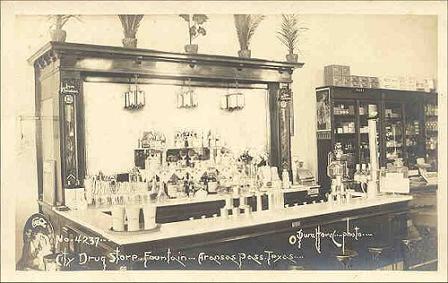 City Drug Store Fountain, Aransas Pass, Texas