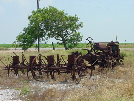 Austwell Texas - Tractor Pond