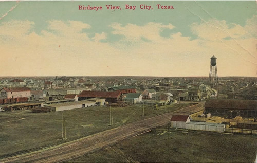 Bay City Texas downtown  building