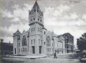 Beaumont Baptist Church and YMCA 1909 Texas