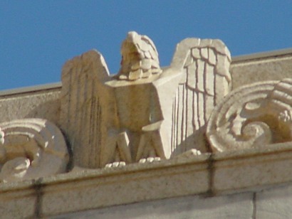 deco eagle architectural detail