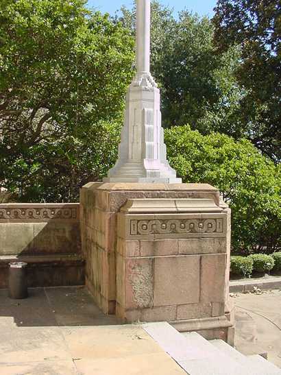 Jefferson County Courthouse flag pole base