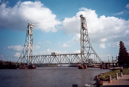 Neches River Railroad Bridge in Beaumont, Texas