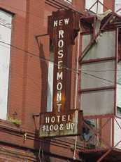 Rosemont Hotel neon sign, Beaumont, Texas