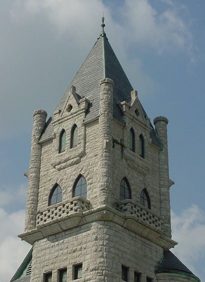 Tyrrell Historical Library tower, Beaumont, Texas