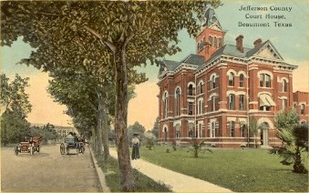 The 1893 Eugene Heiner designed Jefferson County courthouse, Beaumont, Texas 