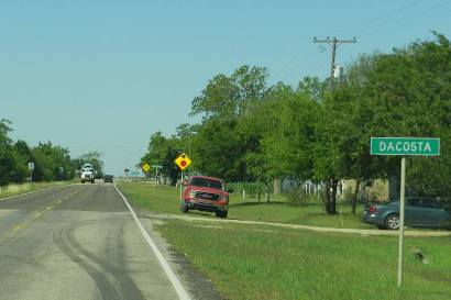 Dacosta Tx Road Sign