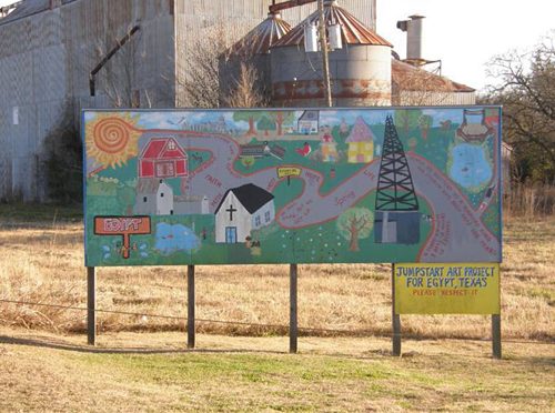 Egypt TX - Welcome Sign 