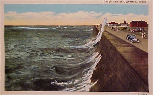 Seawall In Galveston