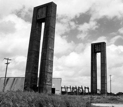 Hitchcock Naval Air Station towers Hitchcock Texas