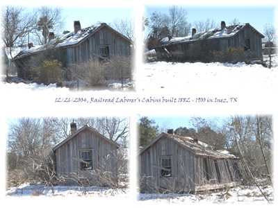 Railraod cabins near Victoria, Texas