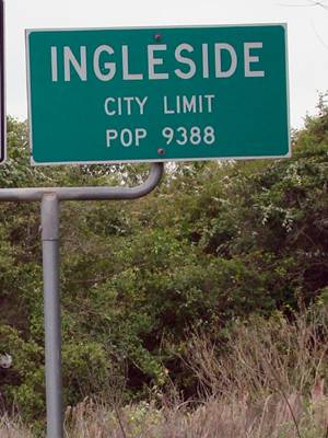 Ingleside Texas sign