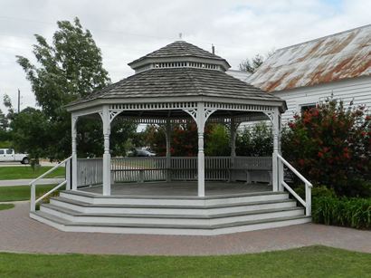 Katy TX - Tradition Bank Bandstand in Katy Heritage Park 