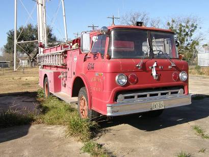 Kendleton Tx Old Fire Truck