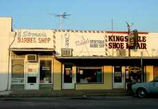 Kingsville barber shop & shoe repair