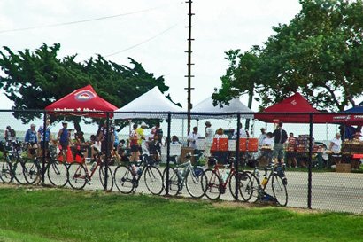 La Porte Texas bicyclists