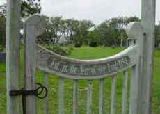 Lamar Cemetery gate