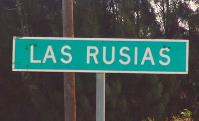 Las Rusias TX Sign 