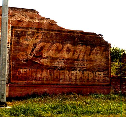 Lyford TX  Lacoma General Merchandise ghost sign