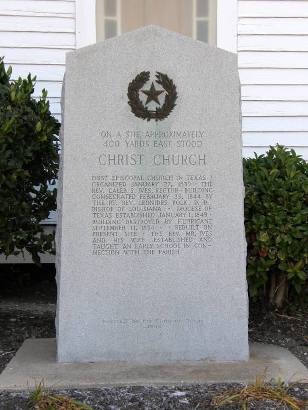 Matagorda Tx - Christ Church Centennial Marker