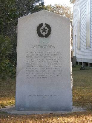 Matagorda Texas - City Of Matagorda Centennial Marker
