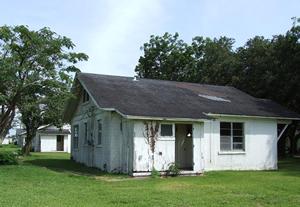 Newgulf Texas houses and trees