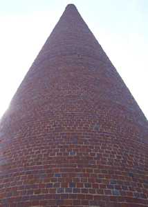 Newgulf Texas smokestack looking up