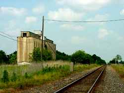 Grain elevator, Nome, Texas