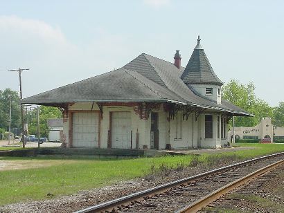 Train depot in Orange, Texas