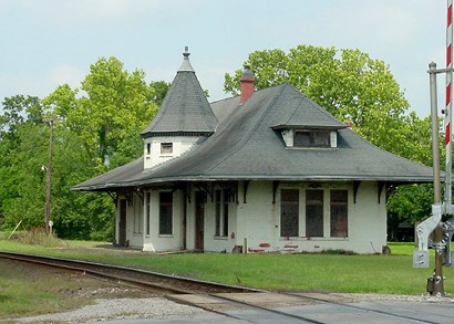 Train depot in Orange, Texas