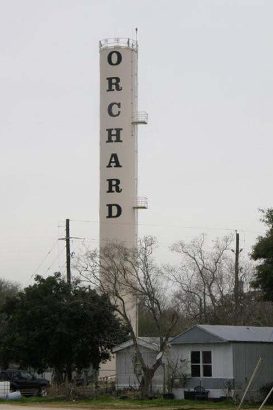 Orchard TX Water Tower