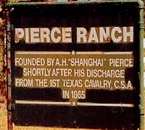 Pierce Ranch  sign, Pierce Texas