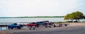 Texas gulf coast boat ramp