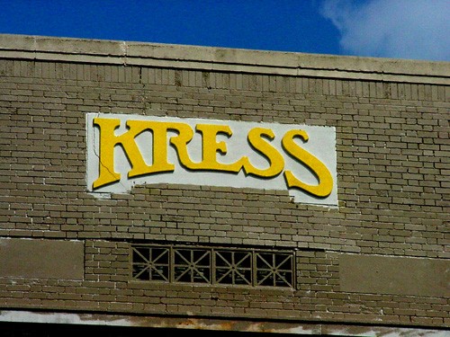 Port Arthur TX - Kress Building Sign 