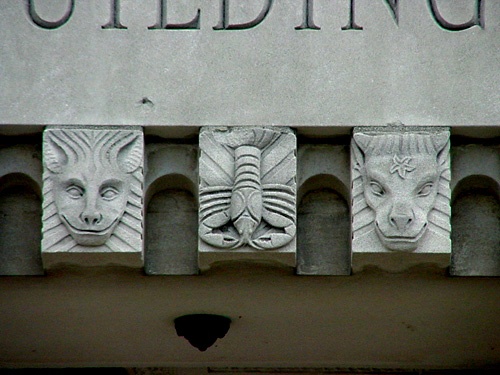 Port Arthur TX - Port Arthur Savings Building Gargoyles