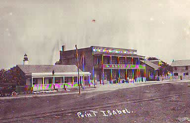 Champion Building in Port Isabel, Texas old photo