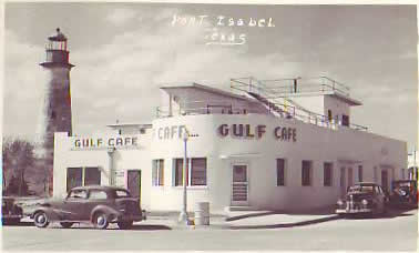Gulf Cafe, Port Isabel, Texas 1930s