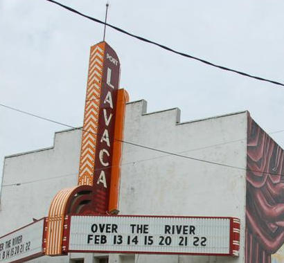 Port Lavaca TX - Port Lavaca Theatre marquee