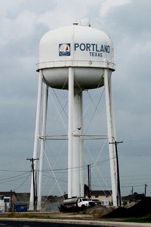 Portland Texas water tower