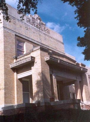 Refugio County Courthouse Texas entrance