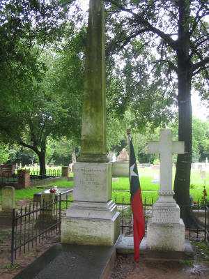 Morton Cemetery, Richmond, Texas - Lamar and wife Henrietta  graves