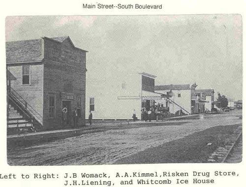 Riviera Texas main street South Boulevard old photo