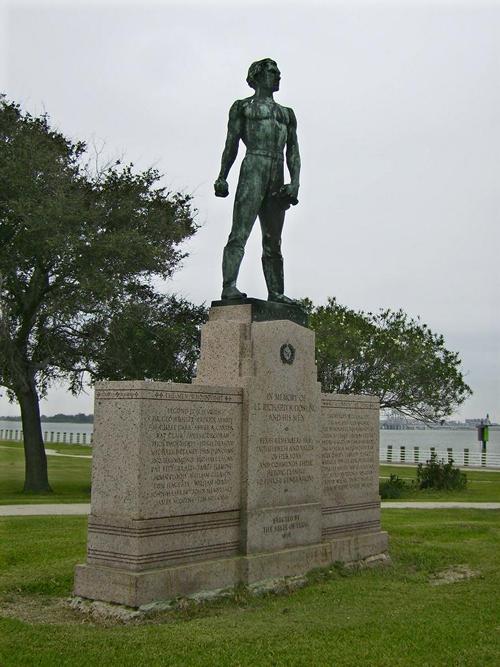 SabinePass TX - Dick Dowling Centennial Statue