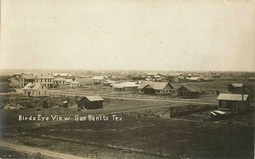 San Benito TX Birds Eye View 1909