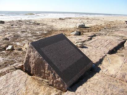 Sargent Tx - Sargent Beach Marker