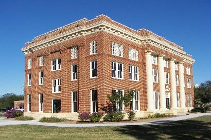 Sarita Texas - Restored brick Kenedy County courthouse