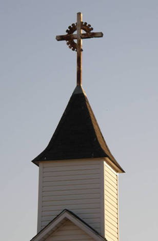 St. Francisville Tx - St. Francis Catholic Church steeple