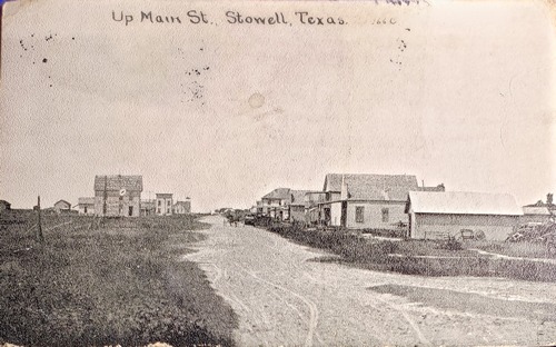 Stowell TX Main Street old  photo