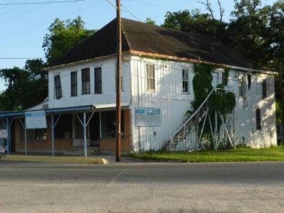 Sweeny TX corner building